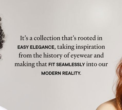 Equal Eyewear - It's a collection that's rooted in easy elegance
